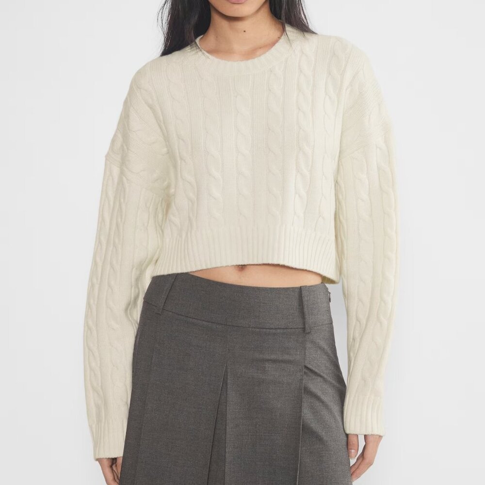 Sunday Best | Peggy Cropped Sweater | S